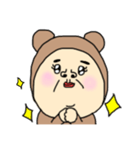 く〜まさん。文字なし。（個別スタンプ：33）