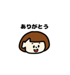かわいい女の子です。（個別スタンプ：3）