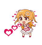 あみあみ☆あみこちゃん（個別スタンプ：35）