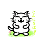 シロねこスタンプฅ^-ω-^ฅ（個別スタンプ：6）