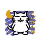 シロねこスタンプฅ^-ω-^ฅ（個別スタンプ：7）