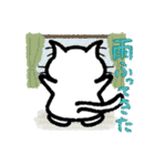 シロねこスタンプฅ^-ω-^ฅ（個別スタンプ：21）