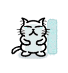 シロねこスタンプฅ^-ω-^ฅ（個別スタンプ：27）