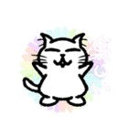 シロねこスタンプฅ^-ω-^ฅ（個別スタンプ：28）