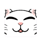 シロねこスタンプฅ^-ω-^ฅ（個別スタンプ：40）