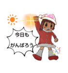 ザイバツサンタ とザイ子ちゃん（個別スタンプ：2）