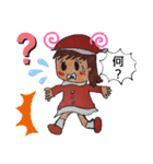 ザイバツサンタ とザイ子ちゃん（個別スタンプ：16）