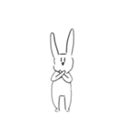 もち助のうさぎのうさぎ（個別スタンプ：4）