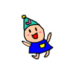 カラフルな動物？人間？生きもの？花？（個別スタンプ：15）
