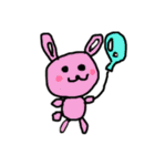 カラフルな動物？人間？生きもの？花？（個別スタンプ：21）