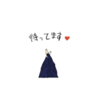 ふざけた黄色の服のスタンプ（個別スタンプ：24）