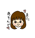 手描きむすめちゃんスタンプ（個別スタンプ：10）