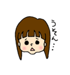 手描きむすめちゃんスタンプ（個別スタンプ：12）