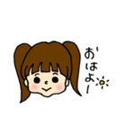 手描きむすめちゃんスタンプ（個別スタンプ：13）