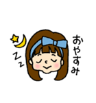 手描きむすめちゃんスタンプ（個別スタンプ：14）