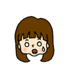 手描きむすめちゃんスタンプ（個別スタンプ：17）