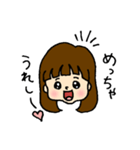 手描きむすめちゃんスタンプ（個別スタンプ：18）