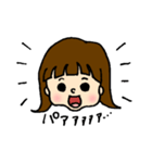 手描きむすめちゃんスタンプ（個別スタンプ：19）