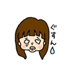 手描きむすめちゃんスタンプ（個別スタンプ：22）