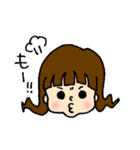 手描きむすめちゃんスタンプ（個別スタンプ：24）