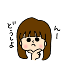 手描きむすめちゃんスタンプ（個別スタンプ：25）