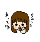 手描きむすめちゃんスタンプ（個別スタンプ：26）