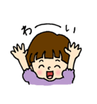 手描きむすめちゃんスタンプ（個別スタンプ：30）