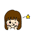 手描きむすめちゃんスタンプ（個別スタンプ：36）