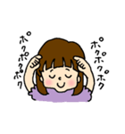 手描きむすめちゃんスタンプ（個別スタンプ：40）