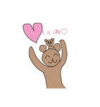 くまスタンプno.1（個別スタンプ：4）