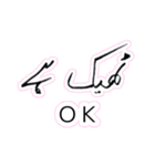 ウルドゥー・日本語スタンプ Urdu-Japanese（個別スタンプ：3）