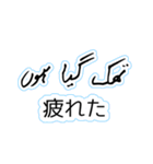 ウルドゥー・日本語スタンプ Urdu-Japanese（個別スタンプ：23）