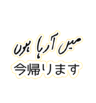 ウルドゥー・日本語スタンプ Urdu-Japanese（個別スタンプ：27）