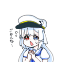 イルカのおんなのこスタンプ（個別スタンプ：8）
