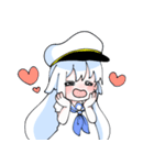 イルカのおんなのこスタンプ（個別スタンプ：18）