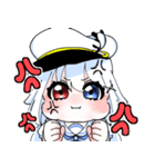 イルカのおんなのこスタンプ（個別スタンプ：22）