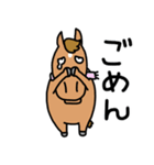 お母さんは競走馬 冬編（個別スタンプ：7）