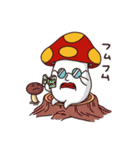 いきぬキノコ〜戦編〜（個別スタンプ：30）