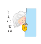 グレイヘアのミーさん（個別スタンプ：3）