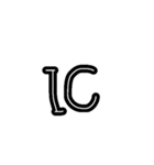 インターネットスラングの文字（個別スタンプ：10）
