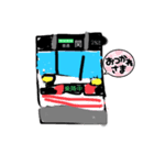 僕の好きな赤い電車スタンプ（個別スタンプ：1）