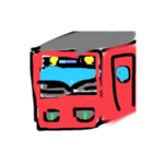僕の好きな赤い電車スタンプ（個別スタンプ：6）