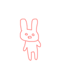 脱力うさ子（個別スタンプ：10）