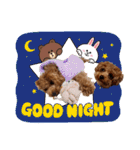 プードル犬マロン3（個別スタンプ：7）