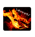 ＼焚き火で火育／（個別スタンプ：8）