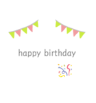挨拶やお誕生日のお祝いに（個別スタンプ：13）