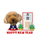 モコちゃんクリスマス＆お正月（個別スタンプ：6）