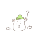 感情豊かなしろくま（個別スタンプ：3）