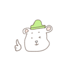 感情豊かなしろくま（個別スタンプ：5）