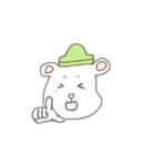 感情豊かなしろくま（個別スタンプ：6）